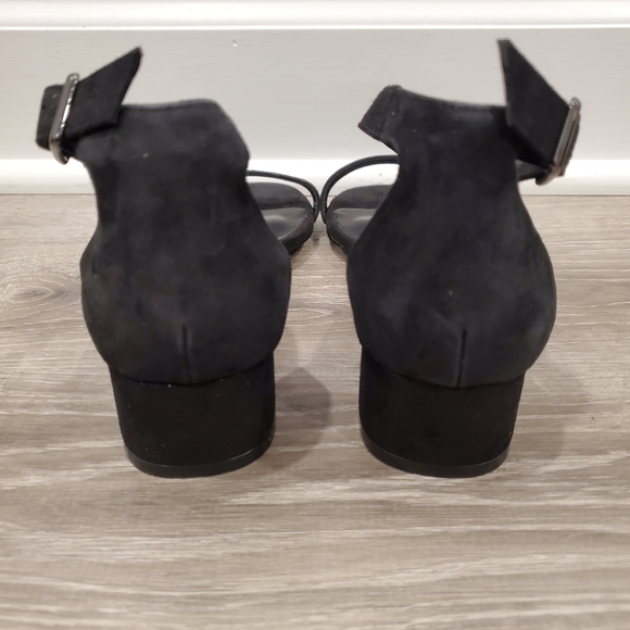 NEW VANELI Hadaya Ankle Strap Sandal In Black Prague Suede - Picture 4 of 6